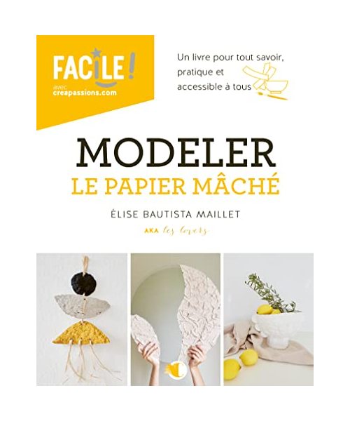 Modeler le papier mâché - Un livre pour tout savoir, pratique et accessible à tous