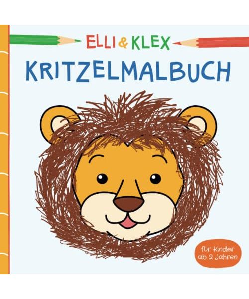 Kritzelmalbuch für Kinder ab 2 Jahren: Erstes Kritzeln und Ausmalen für Mädchen und Jungen