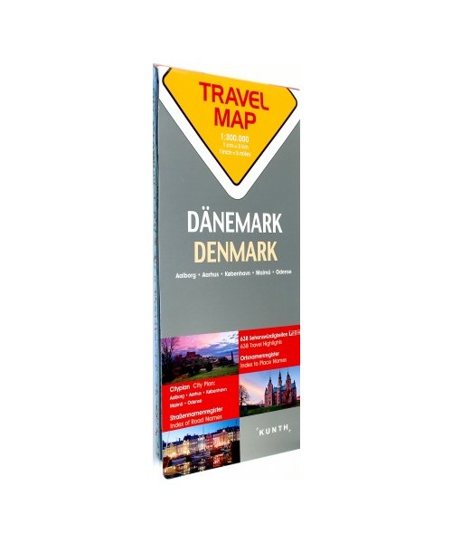 Reisekarte Dänemark 1:300.000