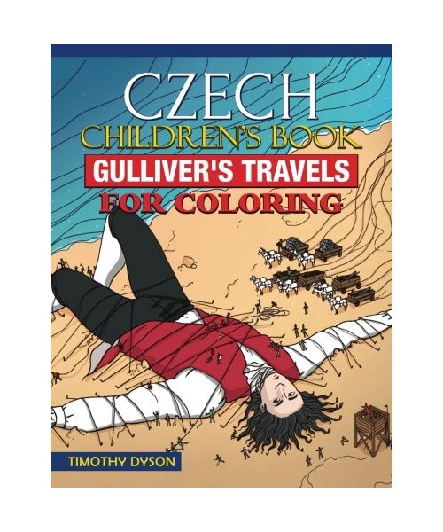 Czech Children's Book: Gulliver’s Travels for Coloring