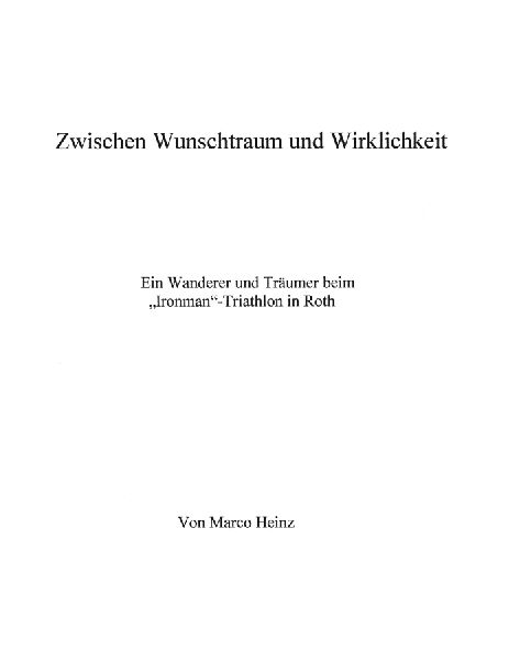 Zwischen Wunschtraum und Wirklichkeit