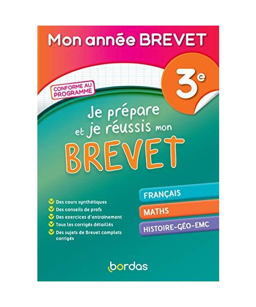 Mon Année Brevet - Je prépare et réussis mon Brevet 3e