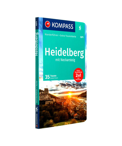 KOMPASS Wanderführer 5271 Heidelberg mit Neckarsteig