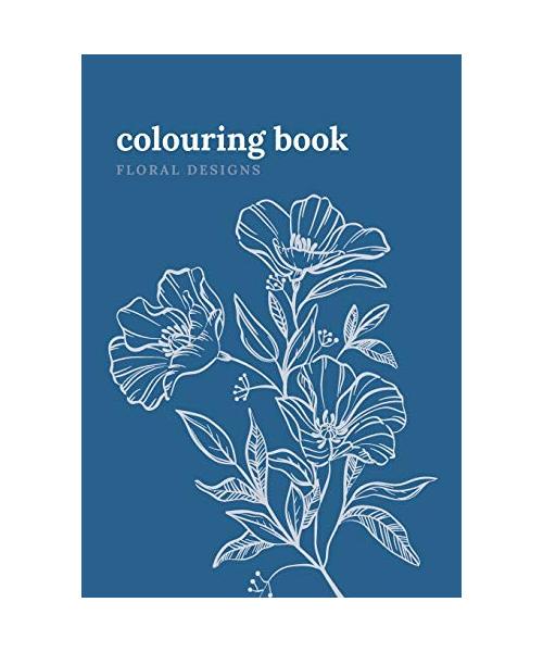 Colouring Book. Floral Designs