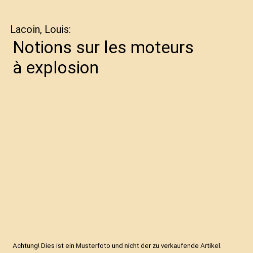 Notions sur les moteurs à explosion