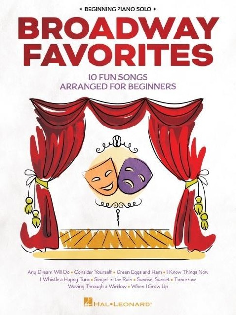 Broadway Favorites for Beginning Piano Solo