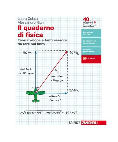 Il quaderno di fisica. Teoria veloce e tanti esercizi da fare sul libro. Per le Scuole superiori. Con e-book