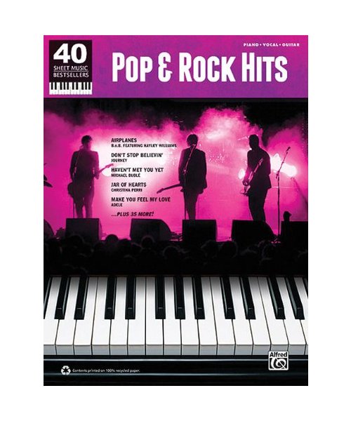 Pop & Rock Hits: 40 Sheet Music Bestsellers Series