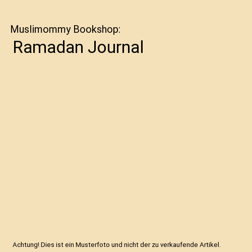 Ramadan Journal