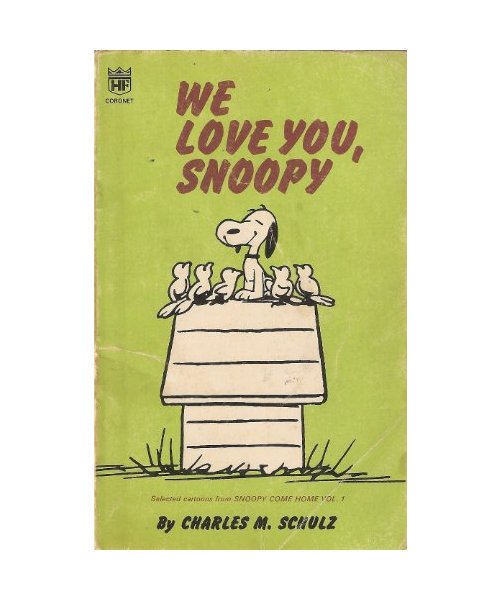 We Love You, Snoopy (Coronet Books)