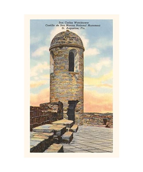 Vintage Journal San Carlos Watchtower, St. Augustine, Florida