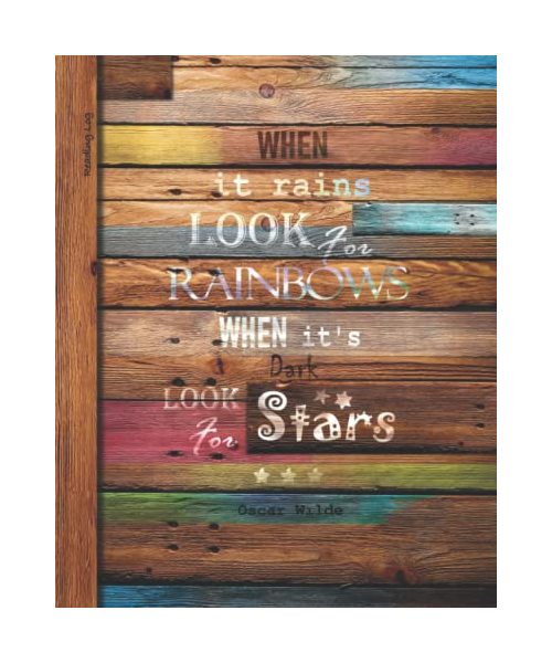 Reading Log: Gifts for Book Lovers (A reading journal with 100 spacious record pages & more in a large softback with a PRINTED IMAGE of wood; from our Rustic Rainbow range) (Reading Logs & Journals)