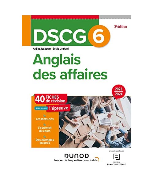 DSCG 6 - Anglais des affaires - Fiches 2023-2024: Fiches de révision 2023-2024