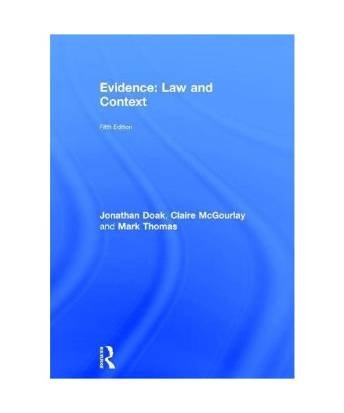 Evidence: Law and Context