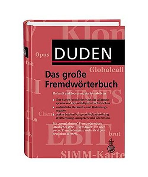 Duden - Das grosse Fremdwörterbuch