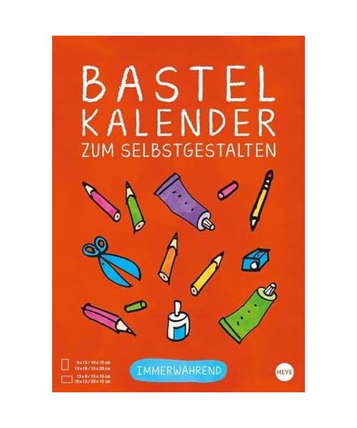 Bastelkalender zum Selbstgestalten immerwährend