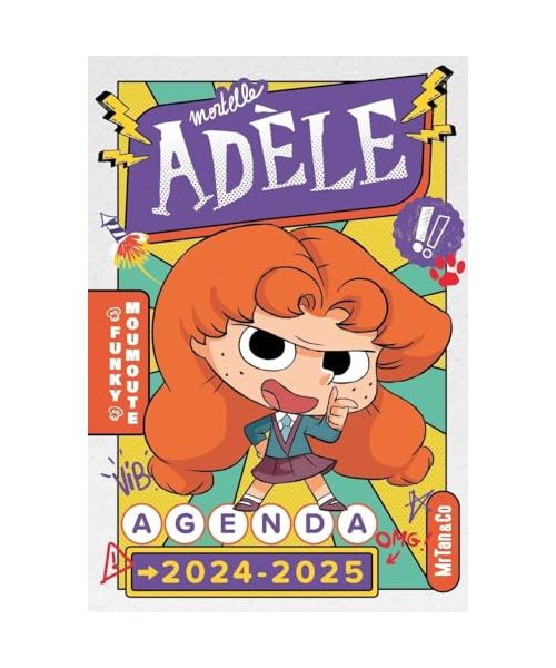 Agenda scolaire Mortelle Adèle 2024-2025