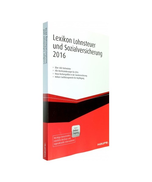 Lexikon Lohnsteuer und Sozialversicherung plus Onlinezugang