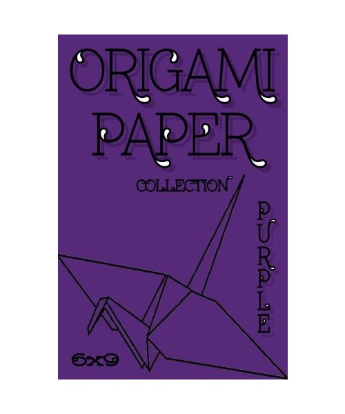 Origami Paper: Origami Designs PURPLE 6"x9" 50 Pages (Craft Paper) (Stocking Stuffers) (Solid Paper) (Scrapbooking)