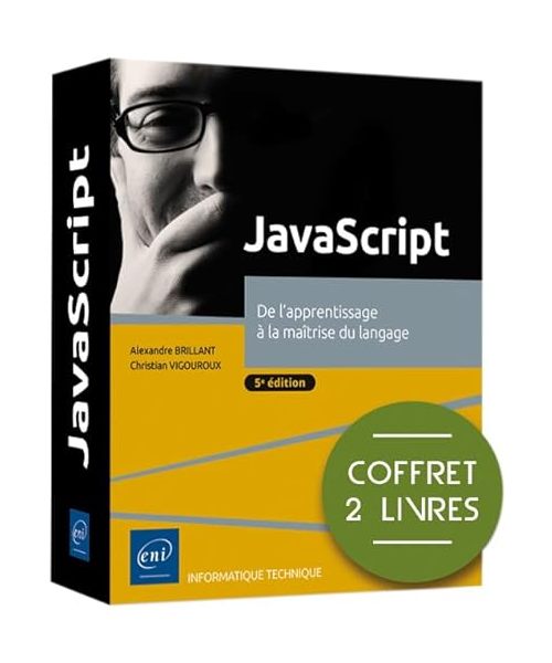 JavaScript - Coffret de 2 livres : De l'apprentissage à la maîtrise du langage (5e édition)