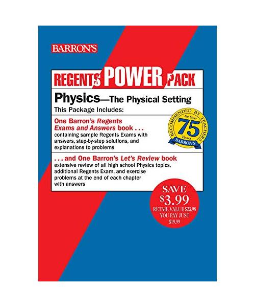 Regents Physics Power Pack: Let's Review Physics + Regents Exams and Answers: Physics