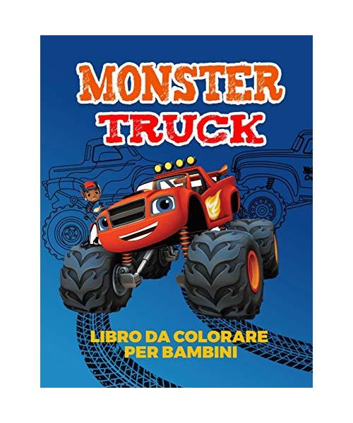 Mostri Trucks libri da colorare per bambini