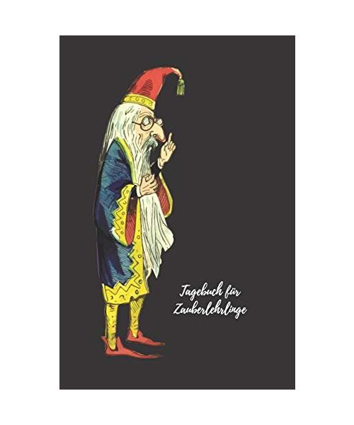 Tagebuch für Zauberlehrlinge: Grimoire mit 120 gestalteten Seiten zum Eintragen für Rezepte, Zaubersprüche und Zauberrituale. Buch der Schatten für ... 6x9“ Glänzendes Softcover Hexenmeister