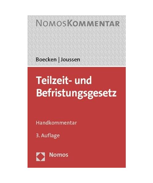 Teilzeit- und Befristungsgesetz