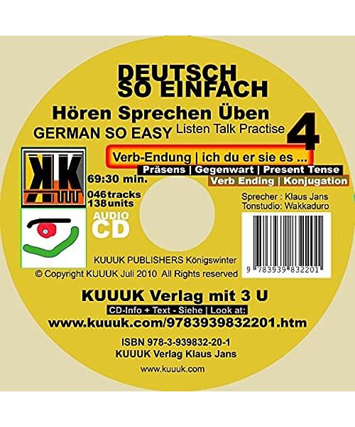 Deutsch So Einfach - Hören Sprechen Üben 4 - German So Easy - Talk Listen Practise 4