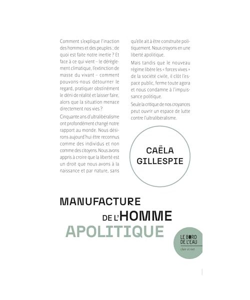 Manufacture de l'homme apolitique