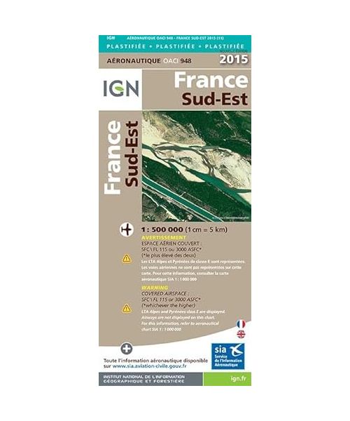 OACI France 2015 South-East Laminated 2015