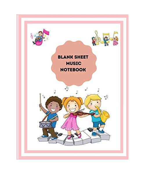 Blank Sheet Music Notebook