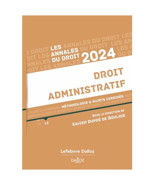 Les Annales du droit administratif 2024