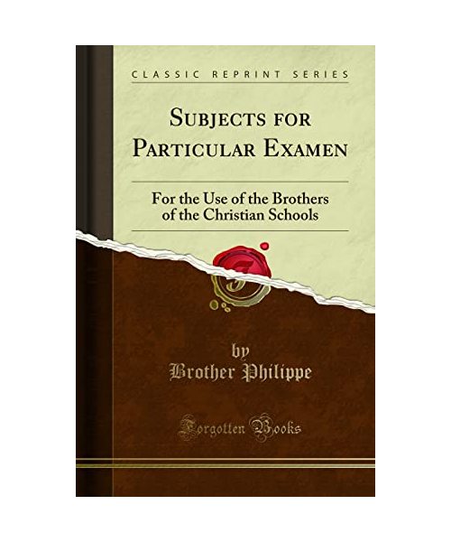 Subjects for Particular Examen