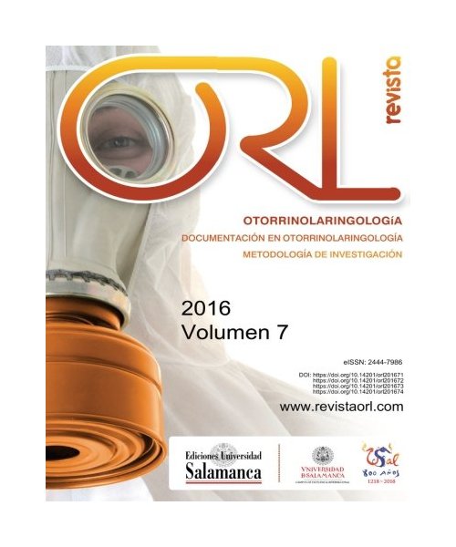 Revista ORL: 2016, vol. 7