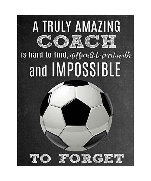 A Truly Amazing Coach Is Hard To Find, Difficult To Part With And Impossible To Forget: Thank You Appreciation Gift for Soccer Coaches: Notebook - Jou