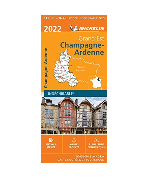 Carte Régionale Champagne-Ardenne 2022