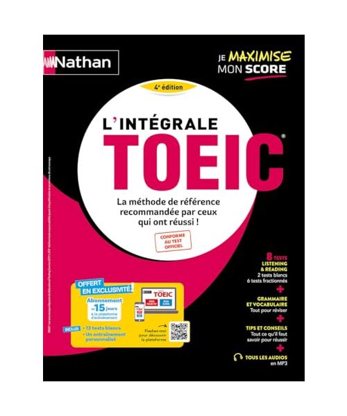L'intégrale TOEIC - 2024 - La méthode de référence pour réussir le TOEIC