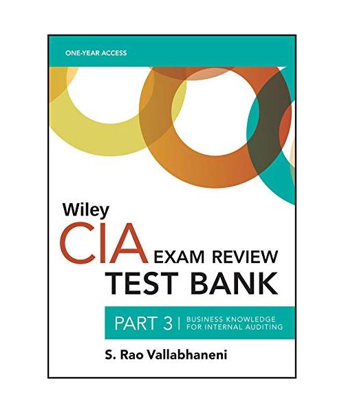 Wiley CIA Test Bank 2021
