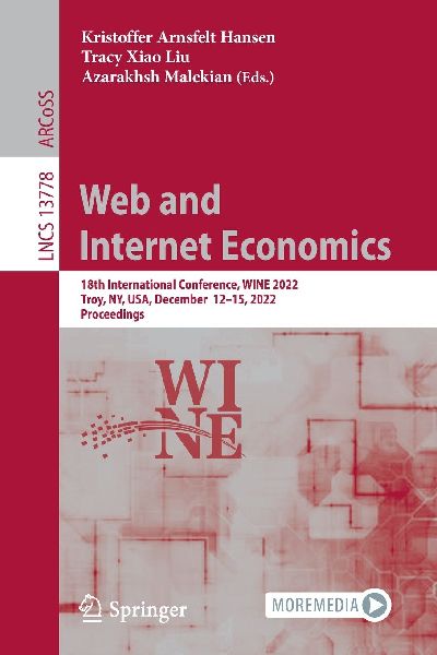Web and Internet Economics
