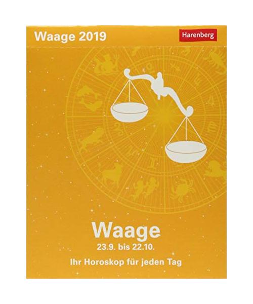 Sternzeichenkalender Waage 2019