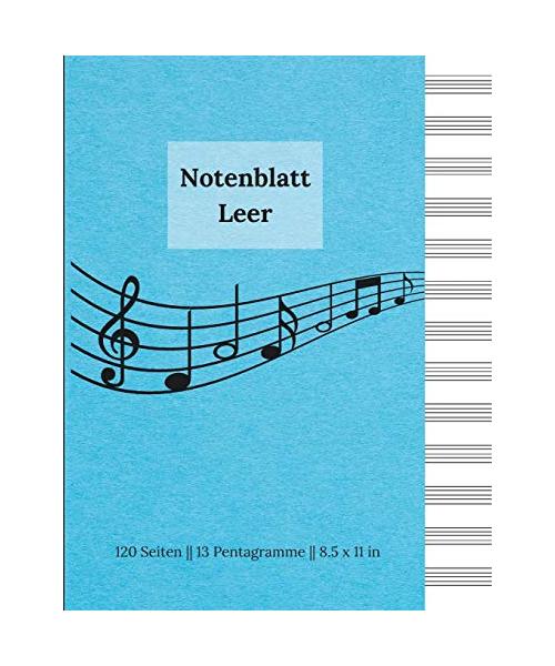 Notenblatt Leer