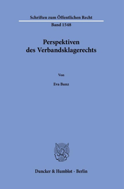 Perspektiven des Verbandsklagerechts