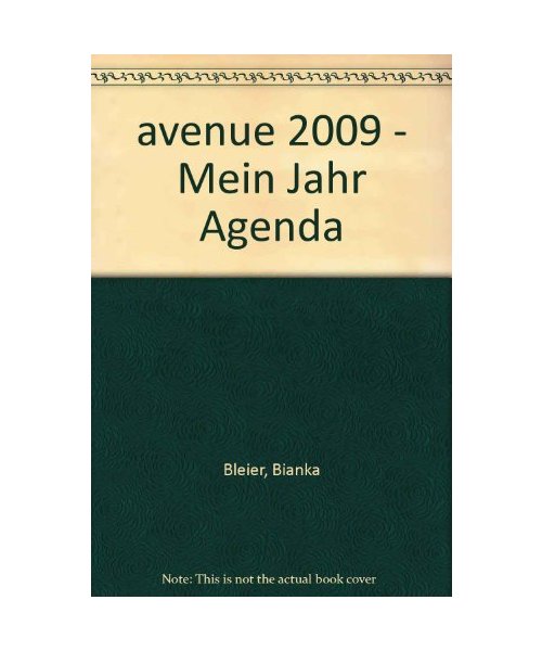 avenue 2009 - Mein Jahr Agenda
