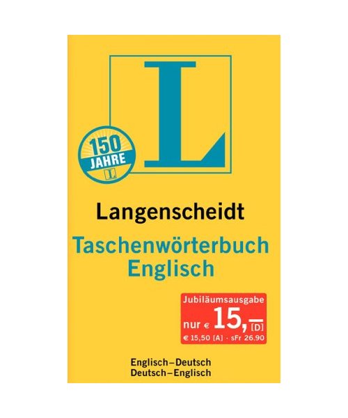 Taschenwörterbuch Englisch. Langenscheidt. Sonderausgabe
