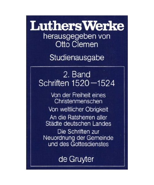 LUTHERS WERKE HRSG O.CLEMEN STUDIENAUSG BD 2  AE