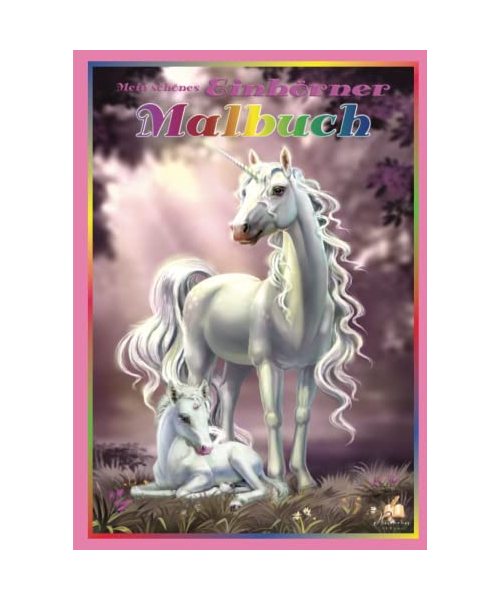 Mein schönes Malbuch Einhörner: Das Einhorn Malbuch mit 50 wundervollen Einhorn Motiven zum kreativen Ausmalen. Tolles Einhorn Geschenk! Ausmalbuch Kinder ab 6 Jahre