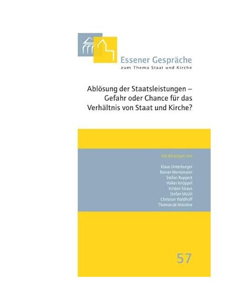 Essener Gespräche zum Thema Staat und Kirche, Band 57