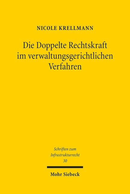 Die Doppelte Rechtskraft im verwaltungsgerichtlichen Verfahren