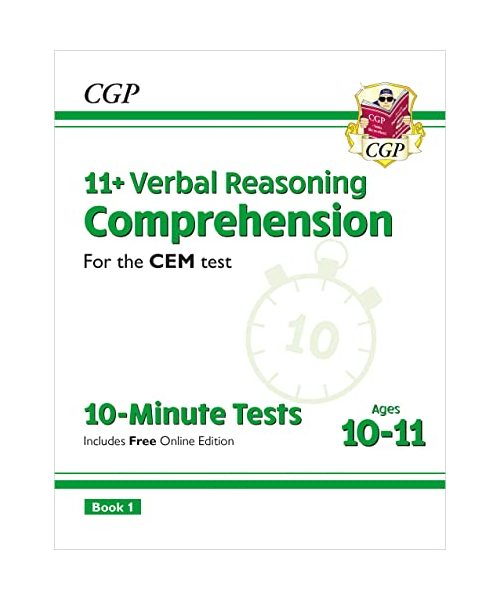 11+ CEM 10-Minute Tests: Comprehension - Ages 10-11 Book 1 (with Online Edition)
